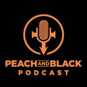 Peach & Black Podcast Artwork Image
