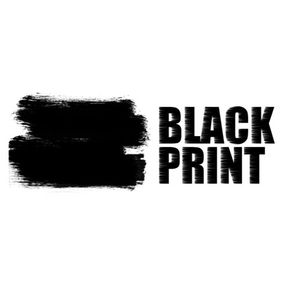 Black Print Artwork Image